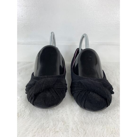 Blowfish Malibu Black Suede Ballet Flats Size 7 - Picture 2 of 7